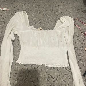 L.A Hearts white long sleeve top